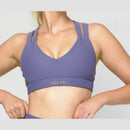 DK Active Accelerate Purple Sports Bra - Exercise Fitness Gym Wear Comfort Training - Gym Gear Australia