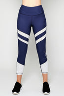DK Active Blurred Lines Italian Lycra Tight - Fitness Gym wear Comfort Training - Gym Gear Australia