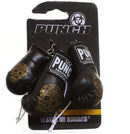 GOLD SKULL MINI BOXING GLOVES KEY RING PACK - Gym Gear Australia