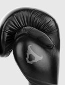 Ringhorns Destroyer Boxing Gloves - Leather - Black/Grey MMA Muay Thai Kickboxing - Gym Gear Australia