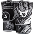 Ringhorns Nitro MMA Gloves - Black Muay Thai Kickboxing Fitness Training - Gym Gear Australia