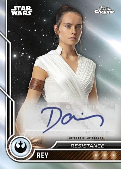 2023 Topps Star Wars Chrome Trading Card Hobby Box 1 Autograph Per Box