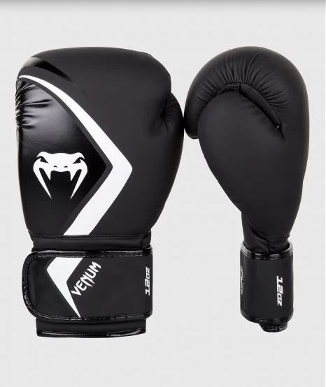 Venum Boxing Gloves Contender 2.0 - Black/Grey/White training sparring fitness