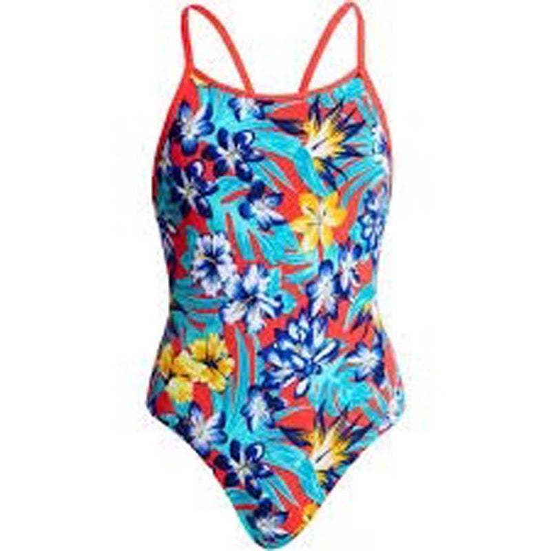 Funkita Aloha From Hawaii Cut Away One Piece Swimwear - Multicolor Beachwear - Gym Gear Australia