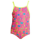 Funkita Flaming Stripes Toddler Girls one piece Swimwear - Multicolor Beachwear - Gym Gear Australia