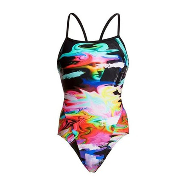 Funkita Hail Caesar Single Strap Ladies Swimwear - Multicolor Beachwear - Gym Gear Australia