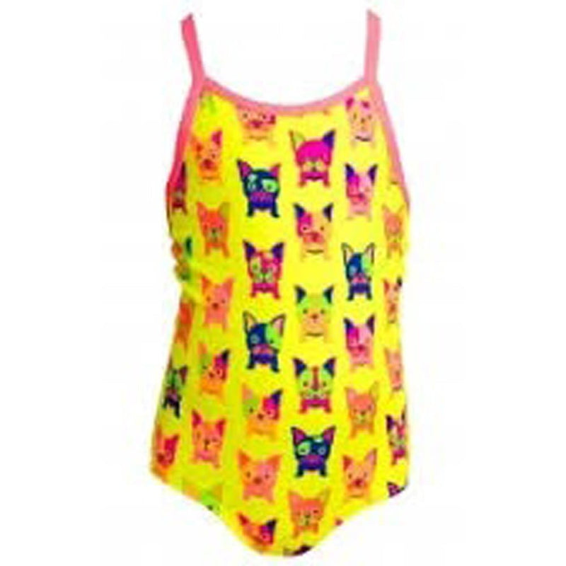 Funkita Hot Digitty Toddler Girls One Piece Swimwear Beachwear Multicolor - Gym Gear Australia