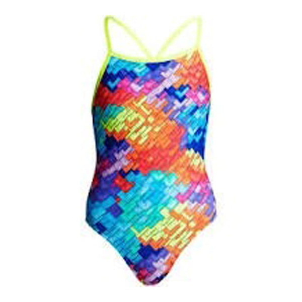 Funkita Layer Cake Toddler Girls One Piece Swimwear Beachwear Multicolor - Gym Gear Australia