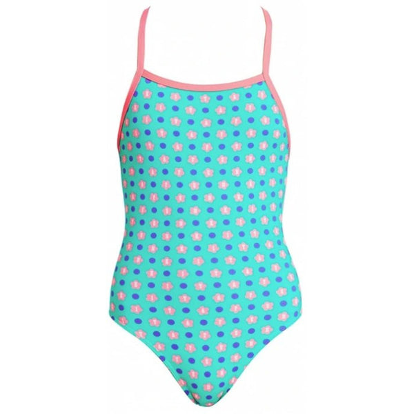 Funkita Minty Fresh Toddler Girl One Piece Swimwear Beachwear Multicolor - Gym Gear Australia