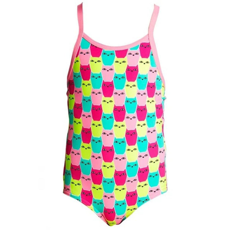 Funkita Misty Mitten Toddler Girls One Piece Swimwear Beachwear Multicolor - Gym Gear Australia