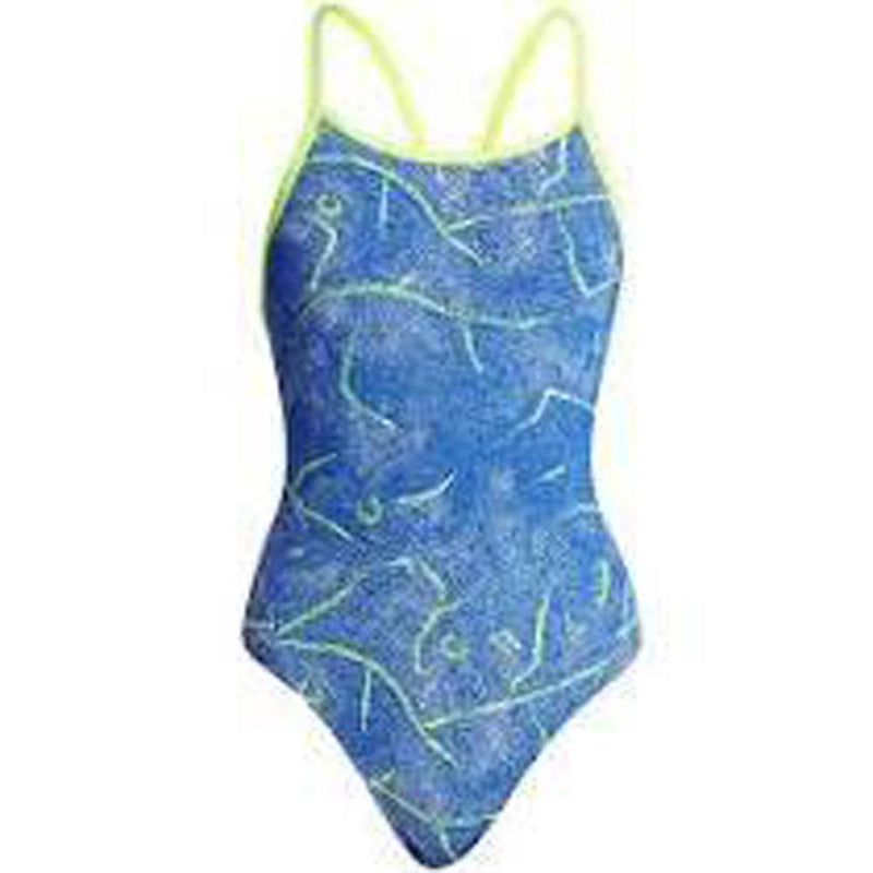 Funkita Sea Salt Diamond Back Girls and Ladies Swimwear - Swimming Beachwear - Gym Gear Australia