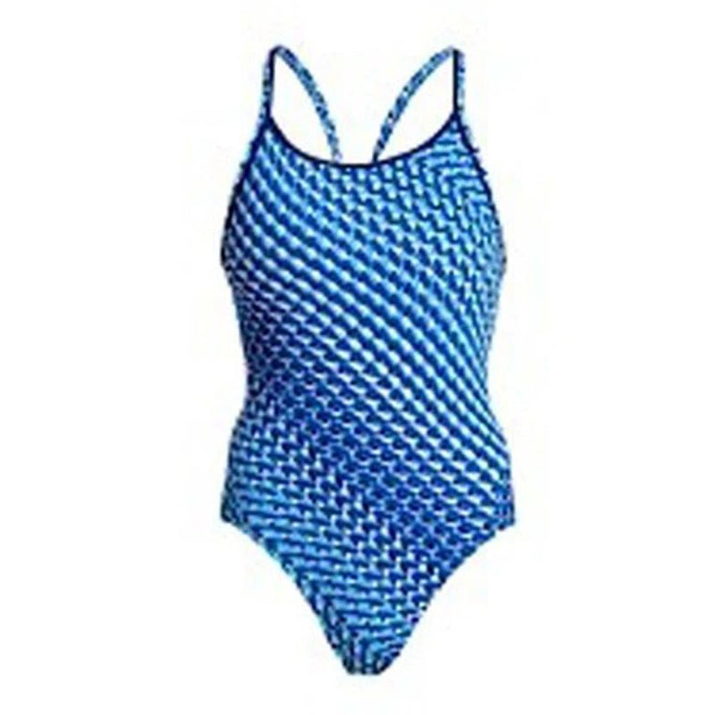 Funkita Vapour Scale Diamond Back Ladies Swimwear - Swimming Training Beachwear - Gym Gear Australia