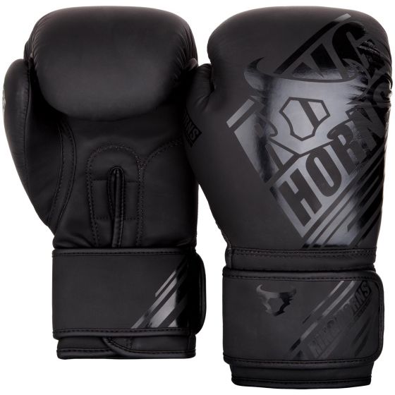Ringhorns Nitro Boxing Gloves - Black/Black Training Sparring - Gym Gear Australia