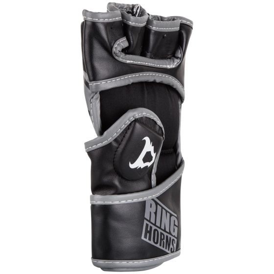 Ringhorns Nitro MMA Gloves - Black Muay Thai Kickboxing Fitness Training - Gym Gear Australia