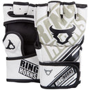 Ringhorns Nitro MMA Gloves - White Muay Thai Kickboxing Training - Gym Gear Australia