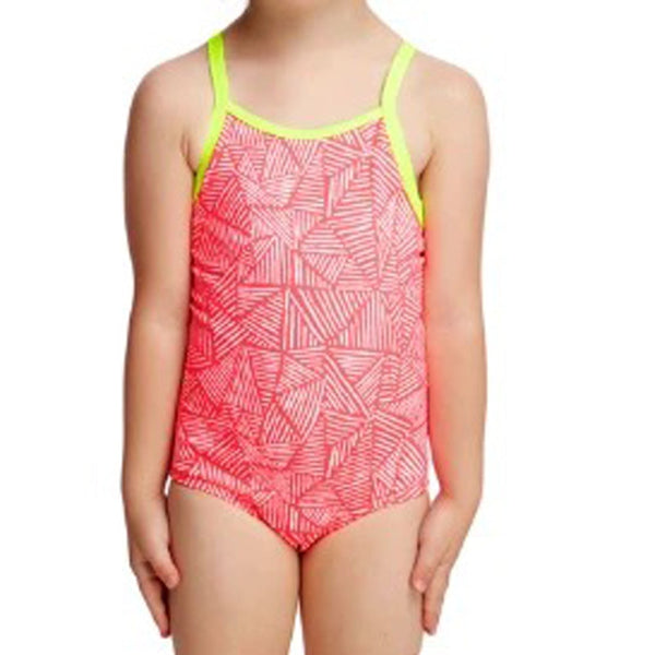 Toddlers One Peice Swimwear, Sweet Venom - Funkita swimming Racer beachwear swimsuit beach colorful sun protection