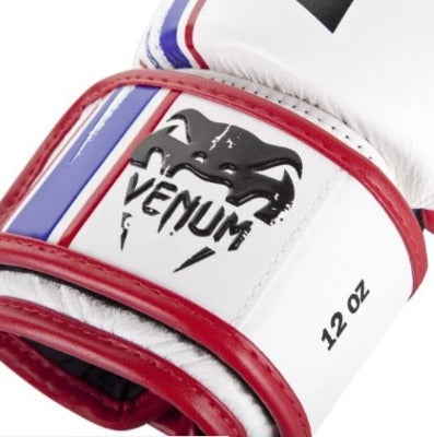 VENUM BANGKOK SPIRIT BOXING GLOVES - NAPPA LEATHER - White - Gym Gear Australia