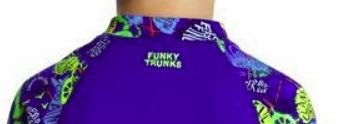 Zippy Rash Vest Funky Trunks Toddler Boys Sun Protection Chlorine Resistant - Catch Of The Day - Gym Gear Australia