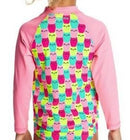 Zippy Rash Vest Minty Mittens Girls Funkita Sun Protection Chlorine Resistant Swimwear - Gym Gear Australia
